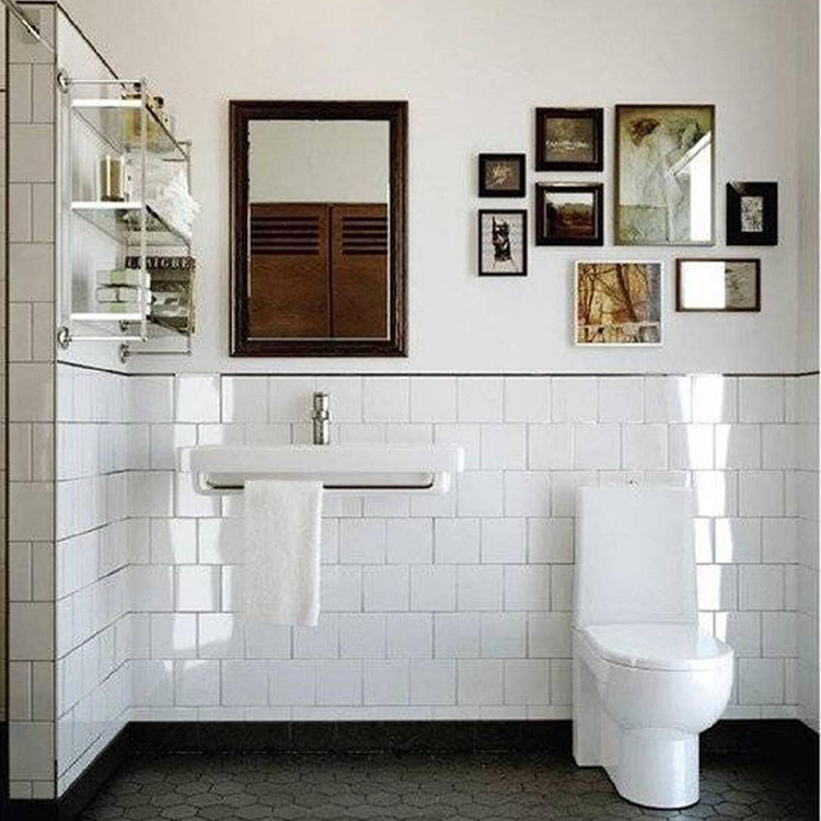 Decorar el baño con cuadros